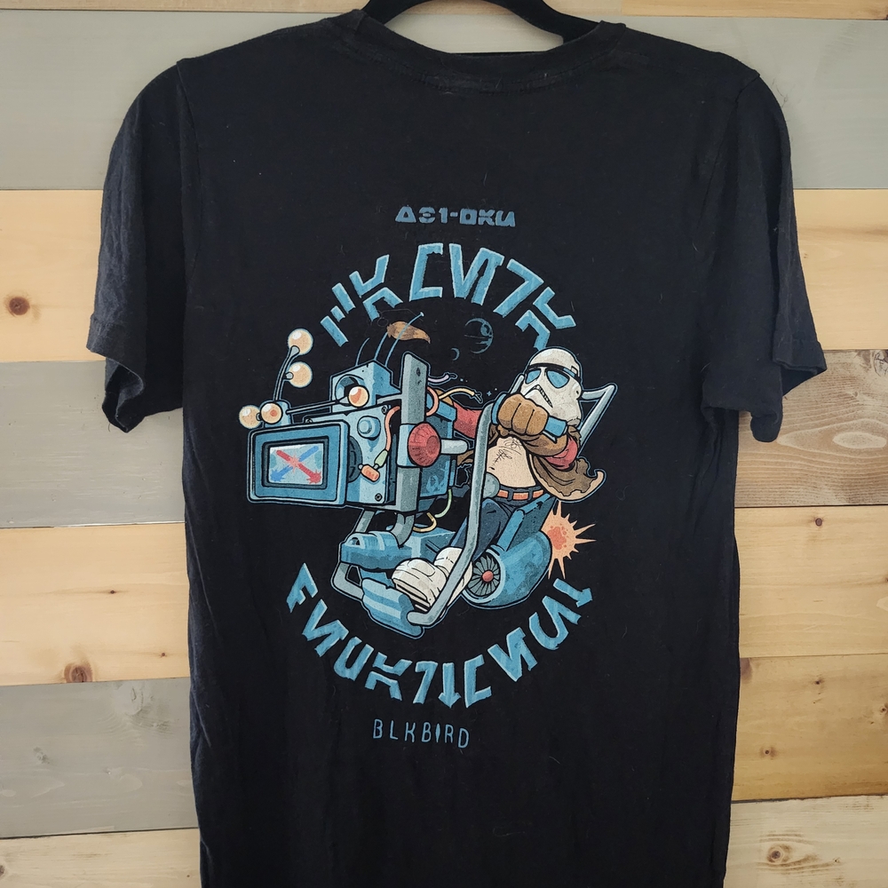 Black Graphic Tee - Short Sleeve